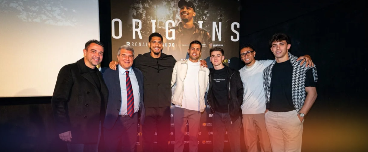 官方宣布：阿劳霍的足球旅程纪录片，4月独家上线Barca One